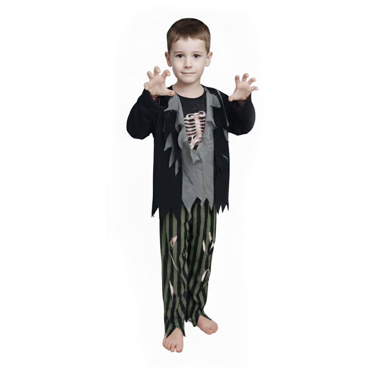 Kids Girls Boys Zombie Pirate Halloween Costume Fancy Dress Scary School Parties