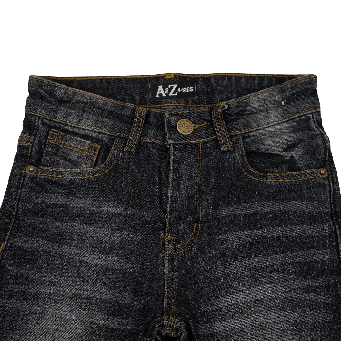 Kids Boys Stretchy Jeans Knee Ripped Denim Skinny Bikers Pants Slim Trouser 5-13