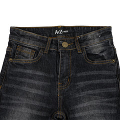 Kids Boys Stretchy Jeans Knee Ripped Denim Skinny Bikers Pants Slim Trouser 5-13