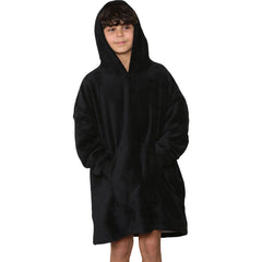 Kids Girls Boys Ultra Soft Oversized Hoodie Snuggle Plush Sherpa Fleece Lining