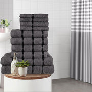 Luxurious 10 Piece Towel Bale Set 2x Bath Towels (66x118cm) 4x Soft and Absorbent Hand Towels (51x81cm) and 4x Cozy Face Towels (30x30cm) 500 GSM 100% Cotton Towels Available in 1 Pack adn 2 Pack Options - A2Z 4 Kids