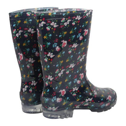 A2Z Ladies Anti-Skid Waterproof PVC Wellies Lightweight Women Wellington Boots