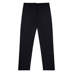 Kids 2 Pack Girls Pants Plain School Uniform Pull Up Regular Fit School Trousers