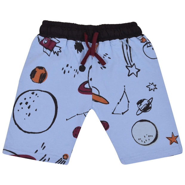 Kids Girls Blast Off To Bed Print Pyjamas Set