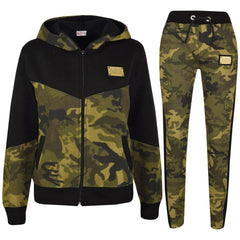 Boys Girls Tracksuit Fleece Hoodie Top Joggers Bottom Suit Set Age 2-13 years