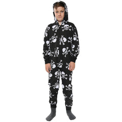 Kids Girls Boys Skull Print Crop Top Legging Skater Dress Halloween Costume 5-13