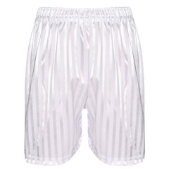 Kids Girls Boys Shadow Stripe PE Shorts Sports Football Gym School Short 2-13
