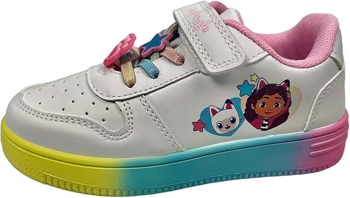 Kids Girls Gabbys Dollhouse Trainers Officially Licensed Rainbow Sole Sneakers