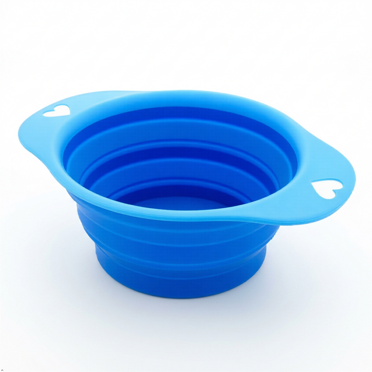 2 Pack Collapsible Silicone Dog Bowls Portable Travel Pet Feeding Bowl 550ml