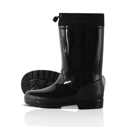 Kids Girls Boys Wellies Wellington Twin Tread Rainboot Non Slip Waterproof Shoes