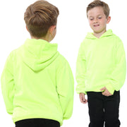 A2Z 4 Kids Girls Boys Sweat Shirt Tops Designer's Casual Plain Neon Green Pullover Sweatshirt Fleece Hooded Jumper Coats New Age 2 3 4 5 6 7 8 9 10 11 12 13 Years