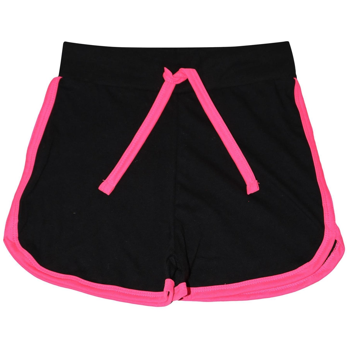 Kids Girls Shorts Contrast Athletic Gym Wear Dance Sports Summer Hot Short Pants