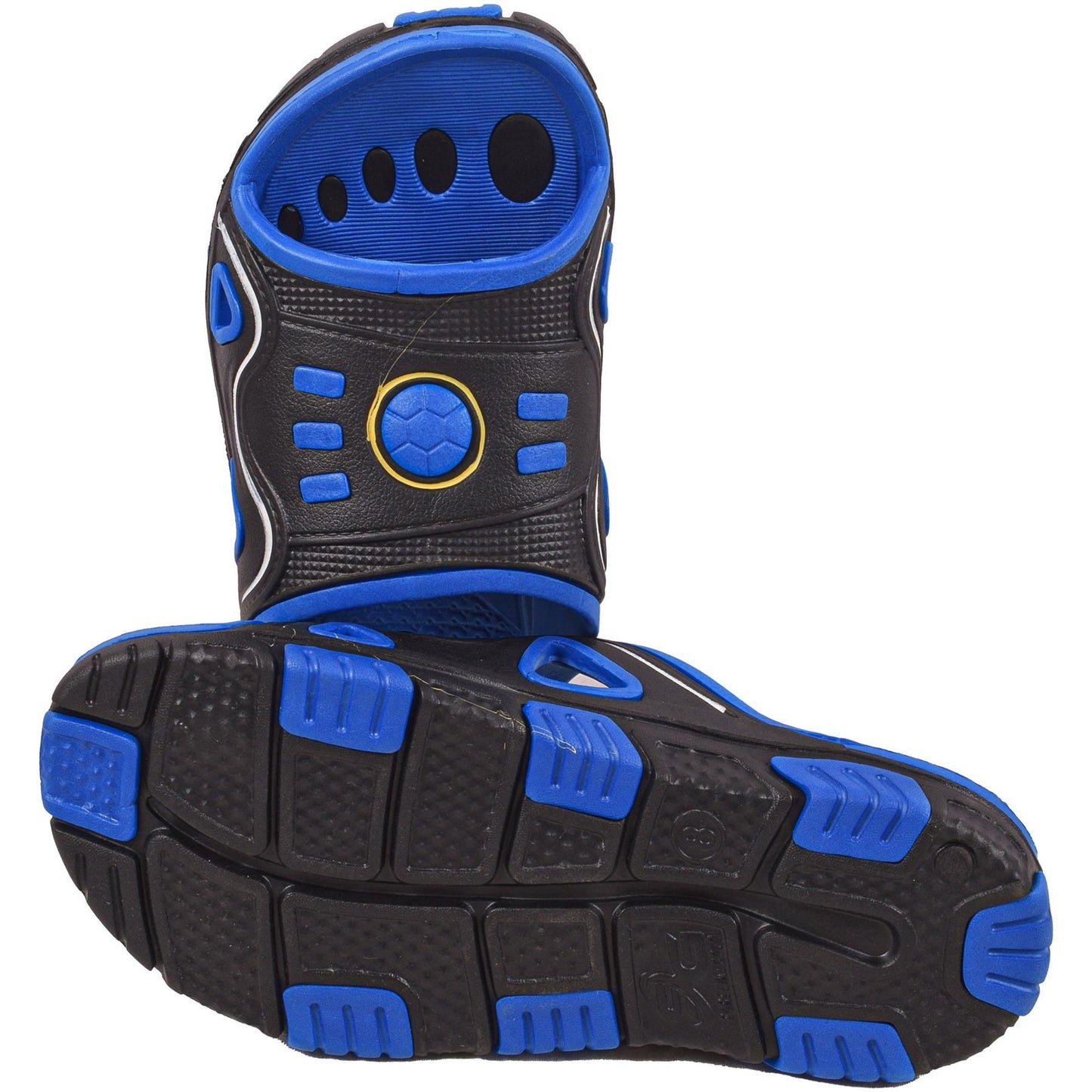 Mens Open Toe Sliders Slip On Beach Sandals Anti-Slip Pool Slides House Slippers