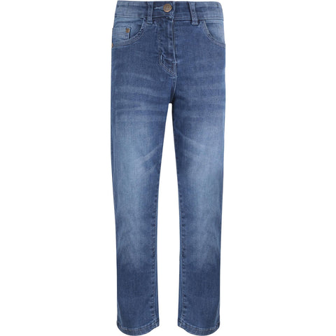 Kids Girls Relaxed Straight Fit Boot Cut Jeans For Teens Stretchy Jeans