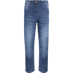 Kids Girls Relaxed Straight Fit Boot Cut Jeans For Teens Stretchy Jeans