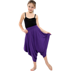 Kids Baggy Harem Trousers Ali Baba Style Tie Dye Yoga Casual Girls 5-13 Years