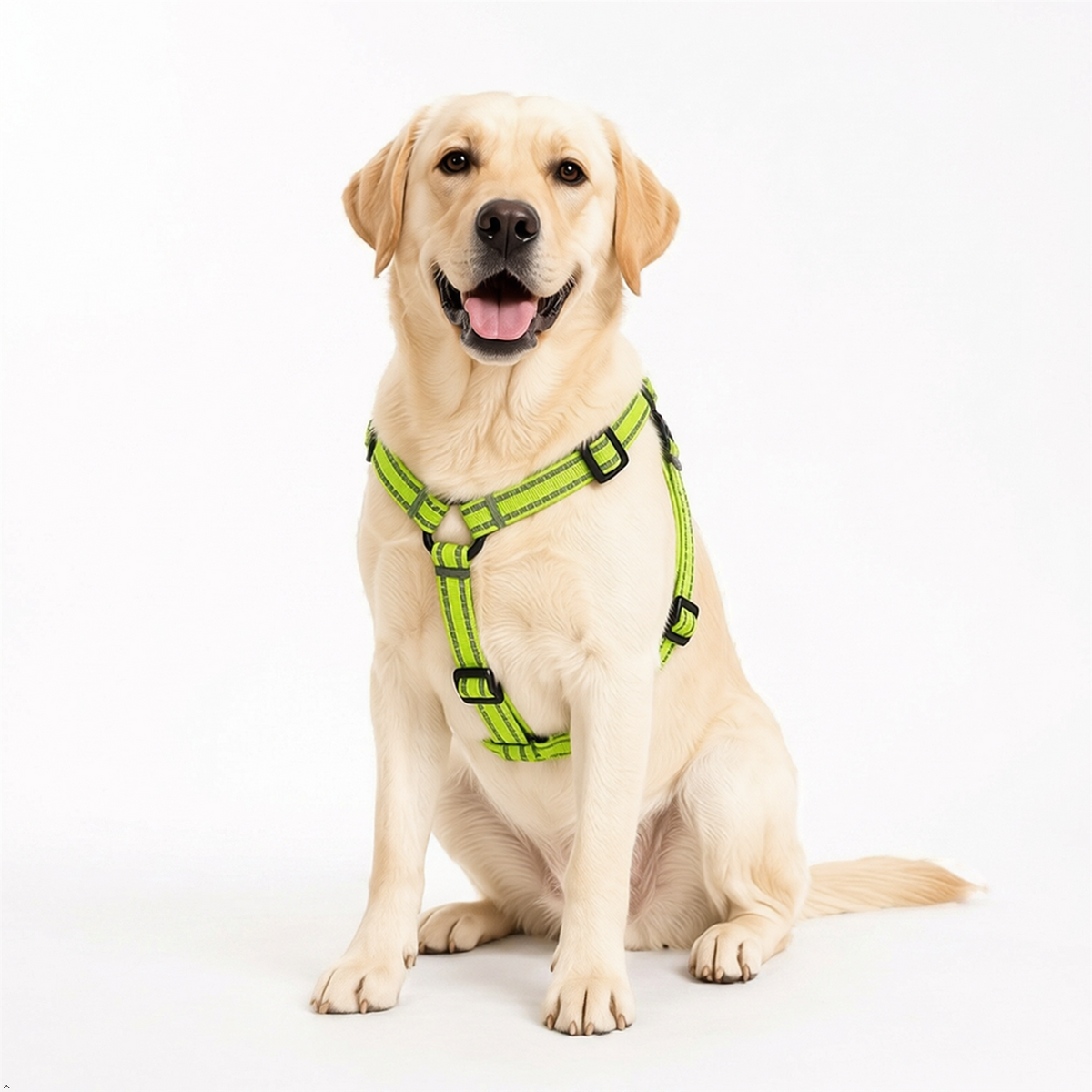 A2Z Dog Collar Harness And Lead Set Reflective Adjustable Walking Set