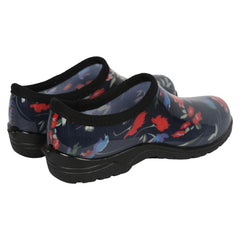 Women's PVC Garden Clogs Rain Shoes with Rugged Anti-Slip Durable Rubber Mule