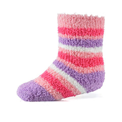 Infant Baby Boys Girls Slipper Fluffy Socks With Gripper Pack of 2 Newborn Socks