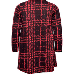 Kids Girls Swing Dress Long Sleeve Tartan Flared Party Summer Dresses 5-13 Yr