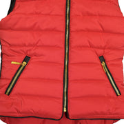 A2Z 4 Kids Kids Girls Boys Designer's Red Sleeveless Hooded Padded Quilted Puffer Bubble Gilet Bodywarmer Jackets 5-13 Years