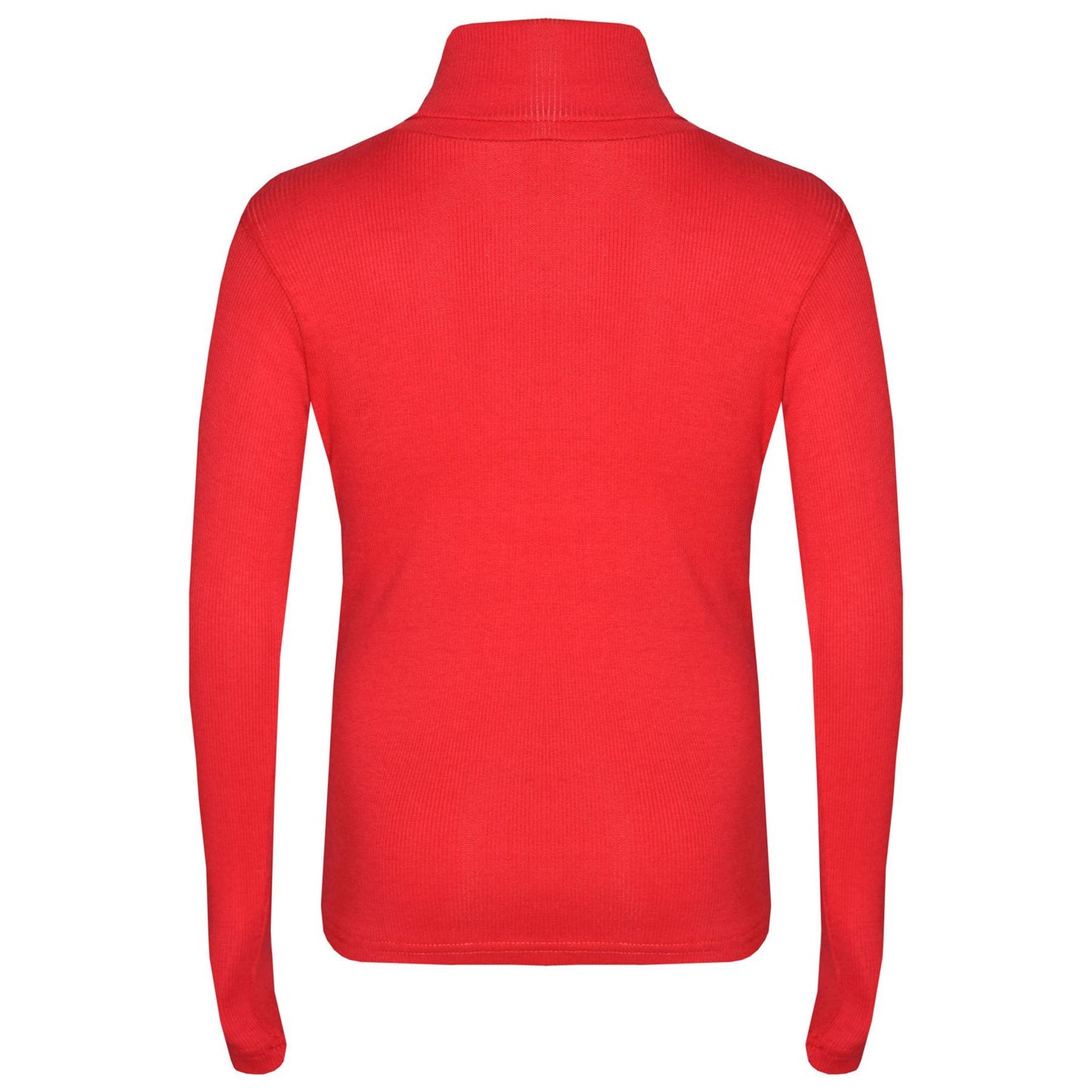 Kids Girls Polo Neck T Shirt Thick Cotton Turtleneck Jumper Long Sleeve Top 2-109