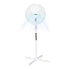 A2Z Pedestal Fan 16 Inch 3-Speed Setting Tilt Angled Oscillating Living Room Fan