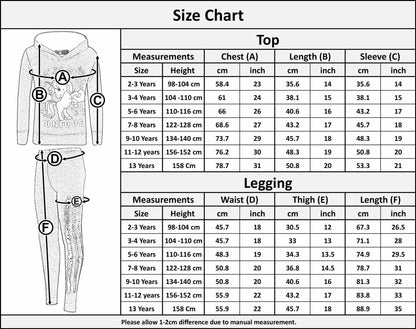 A2Z 4 Kids Girls Dabbing Unicorn Unique Tracksuit Kids Designer's Rainbow Floss Hooded Pink Top & Legging Lounge Wear New Age 7 8 9 10 11 12 13 Years