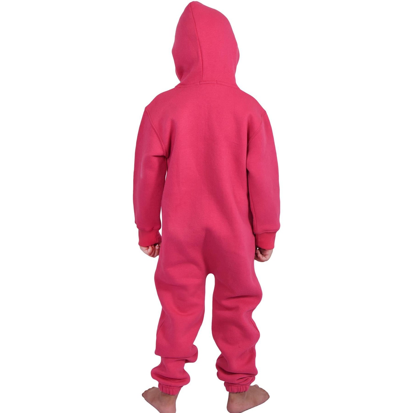 A2Z Onesie One Piece Kids Pink Pyjamas Sleepsuit Costume Girls Age 5-13 Years