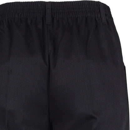 Kids Boys Pants Plain School Uniform Pull Up Regular Fit Elasticated Trouser