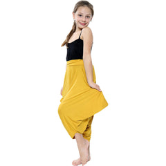 Kids Baggy Harem Trousers Ali Baba Style Tie Dye Yoga Casual Girls 5-13 Years
