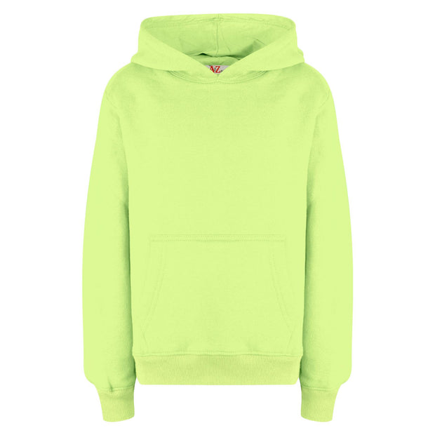 A2Z 4 Kids Girls Boys Sweat Shirt Tops Designer's Casual Plain Neon Green Pullover Sweatshirt Fleece Hooded Jumper Coats New Age 2 3 4 5 6 7 8 9 10 11 12 13 Years