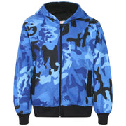 A2Z 4 Kids Kids Tracksuit Boys Girls Designer's Blue Camouflage Print Zipped Top Hoodie & Botom Jogging Suit Age 5 6 7 8 9 10 11 12 13 Years - A2Z 4 Kids