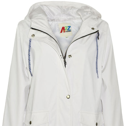 PU Raincoat Jacket Windbreaker Waterproof Parka Hooded Girls Boys Age 5-13 Years