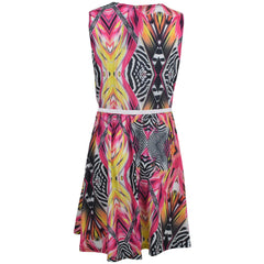 Kids Girls Skater Dress Sleeveless Pink Party Fashion Summer Dresses Age 5-13