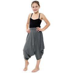 Kids Baggy Harem Trousers Ali Baba Style Tie Dye Yoga Casual Girls 5-13 Years