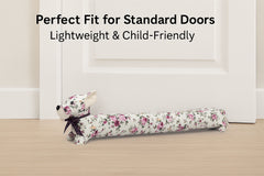 A2Z 3D Animal Face Draught Excluder 78cm Door Window Draft Wind Stopper for Dust
