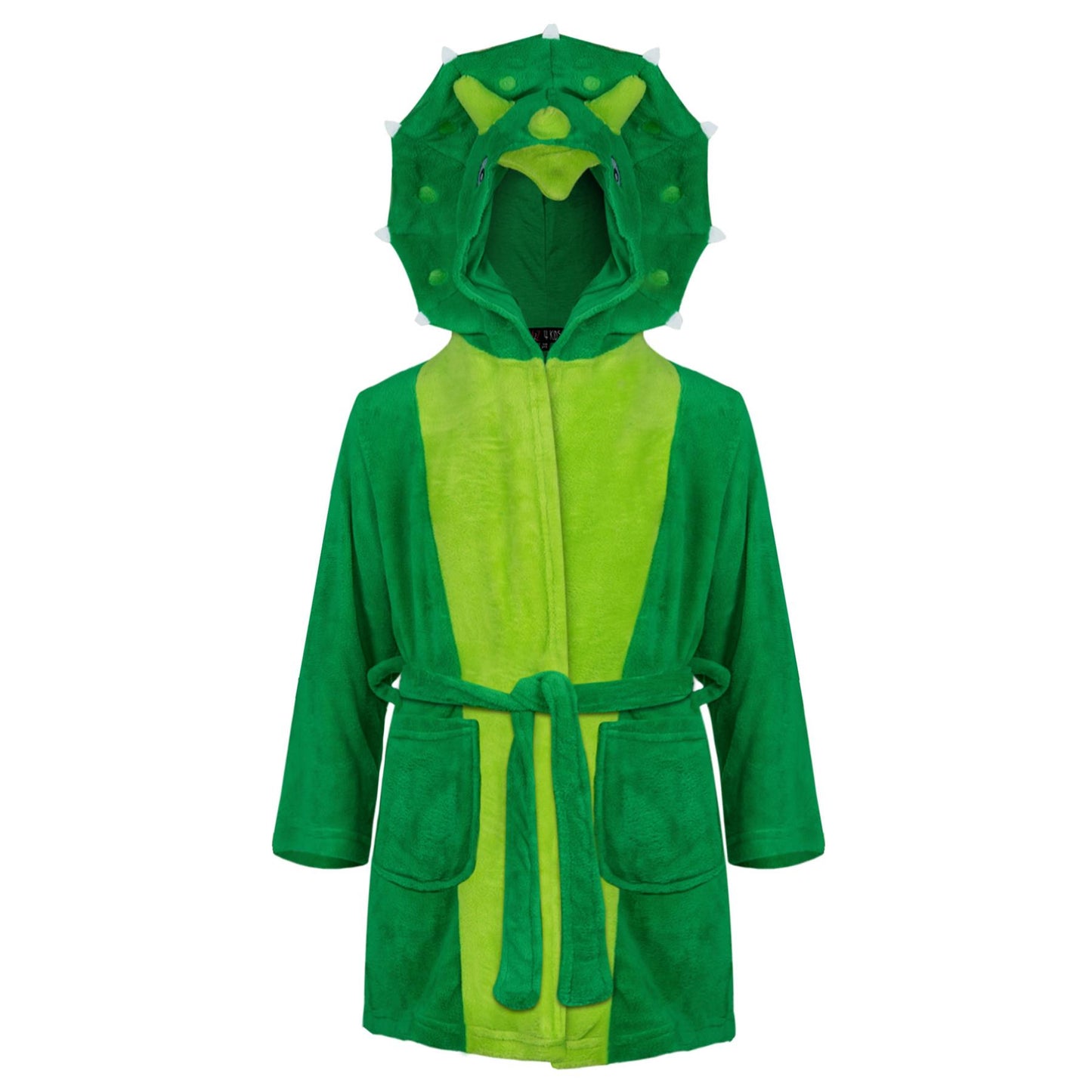 Kids Bathrobe Animal Face Nightgown Kids Dinosaur hooded Towelling Dressing Gown