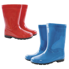 Kids Girls Anti-Skid Waterproof Rubber Wellies Lightweight Kids Wellington Boot