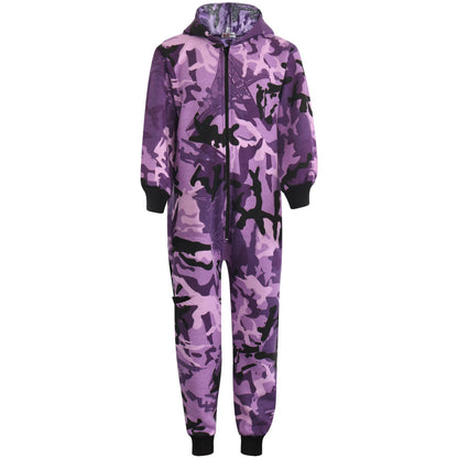 Kids Girls Boys A2Z Onesie One Piece Camouflage Print Jumsuit Playsuit 5-13 Year