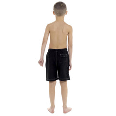 A2Z Kids Boys Beach Plain Swim Lightweight Contrast Thread Detail Boardshorts