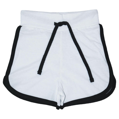 Kids Girls Shorts Contrast Athletic Gym Wear Dance Sports Summer Hot Short Pants