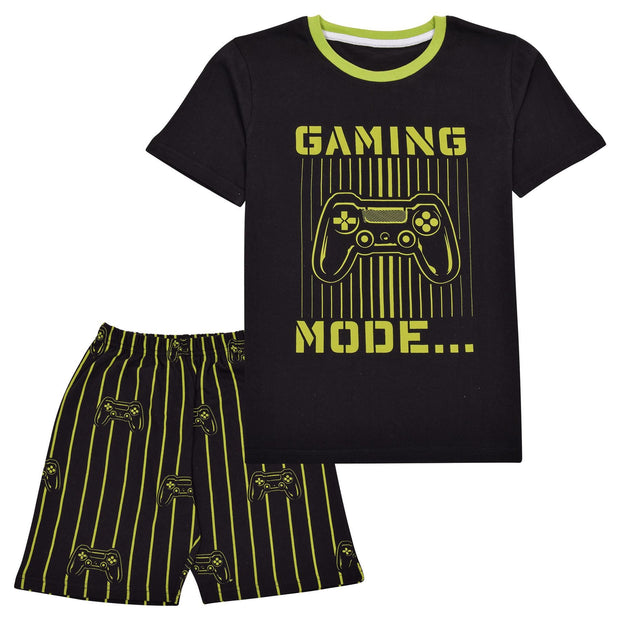 A2Z 4 Kids Gaming Mode Lime Pyjama Set Contrast PJS Matching Top Bottom Pyjamas Comfy Loungewear Dress Up Outfit Set Gifts for Children Girls & Boys Age 5-13 years - A2Z 4 Kids