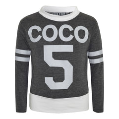 Girls Top Kids COCO 5 Print Trendy Crop Top & Fashion Legging Set Age 7-13 Years