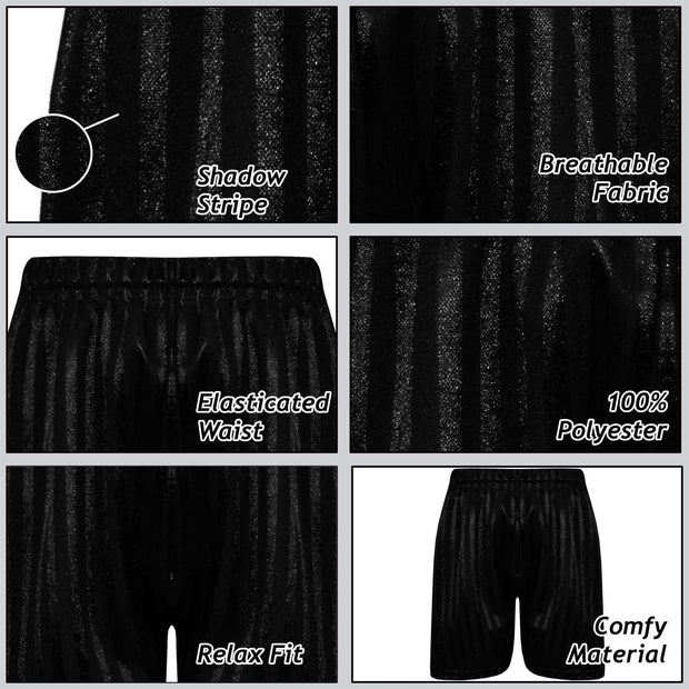 A2Z 4 Kids Shadow Stripe PE Shorts Pack of 2 Football Gym Shorts Age 2-13 Years