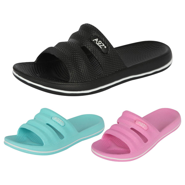 A2Z Kids Girls Ladies EVA Summer Sliders Waterproof Shower Pool Slippers Sandals