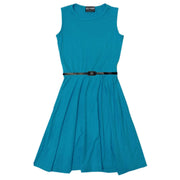 Kids Girls Skater Dress Party Dresses With Free Belt For Children�New�Age�2-13 - A2Z 4 Kids