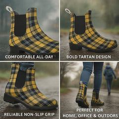 A2Z Ladies Tartan Wellington Ankle Boots Waterproof Tab Non-Slip PVC Rain Shoes