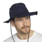 Mens Sun Hats Safari Protection Hat Cotton Breathable With Adjustable Chin Strap
