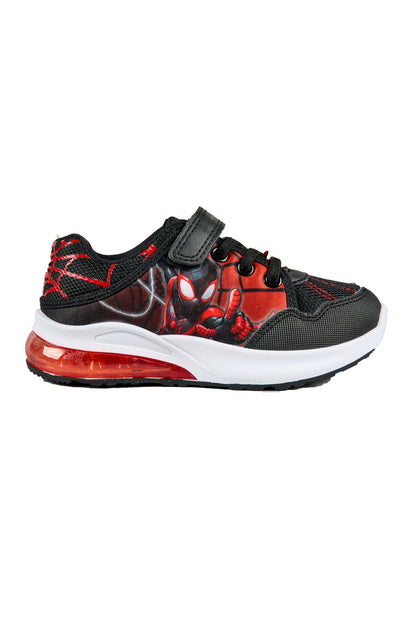 Kids Marvel Spiderman Boys Trainers Officially Licensed with Strap Running Shoes